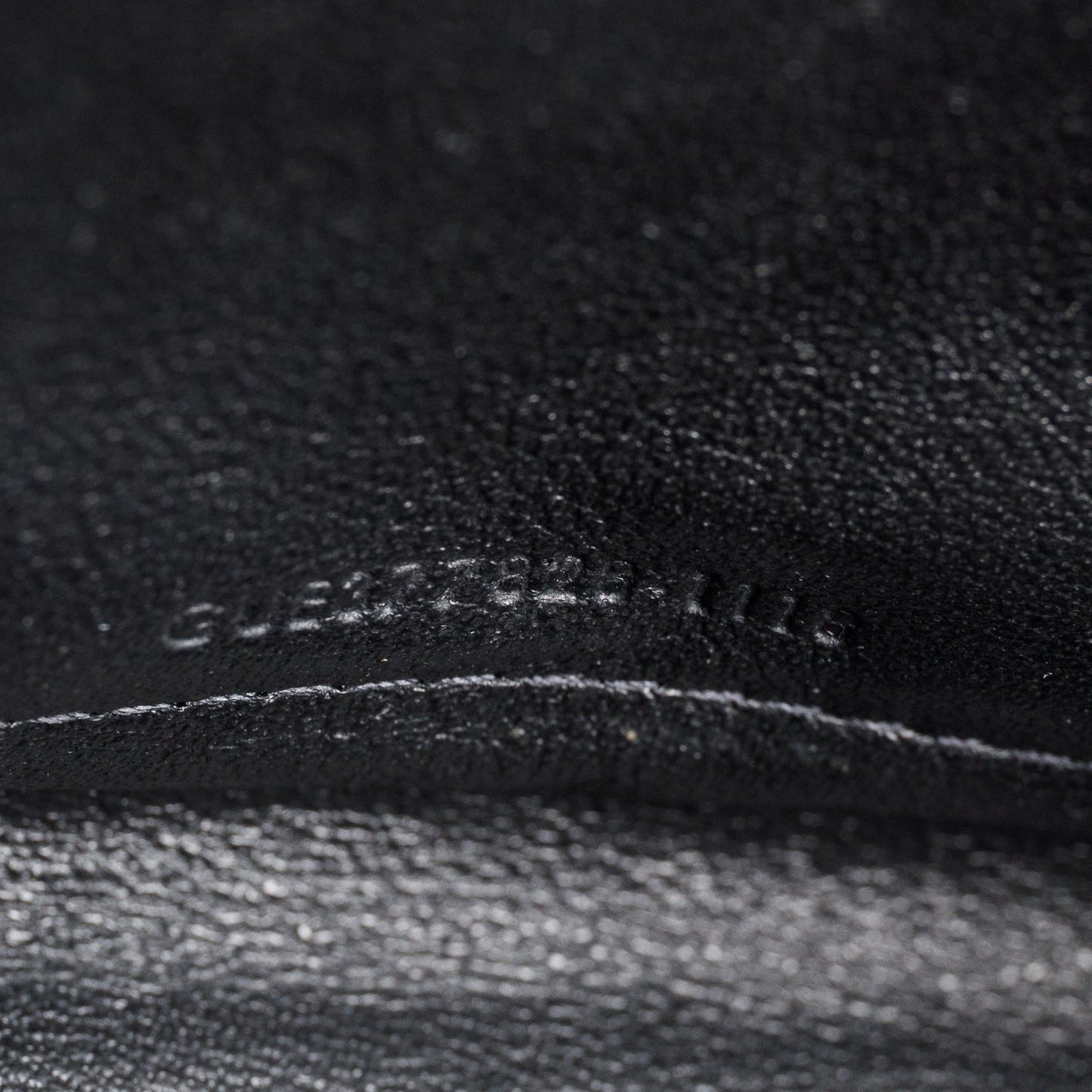Saint Laurent Black Grain De Poudre Leather Cassandre Envelope Chain Wallet