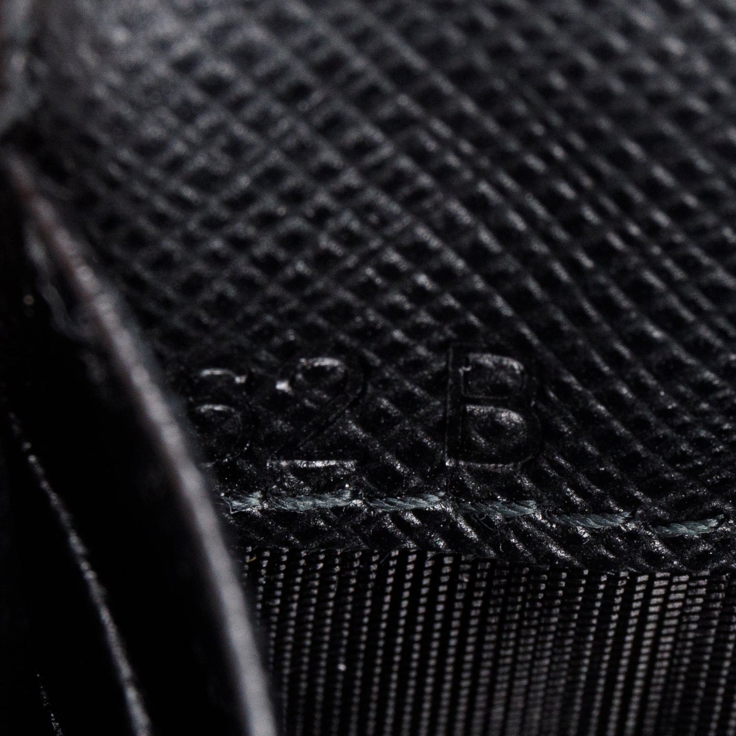 Prada Black Saffiano Metal Continental Wallet