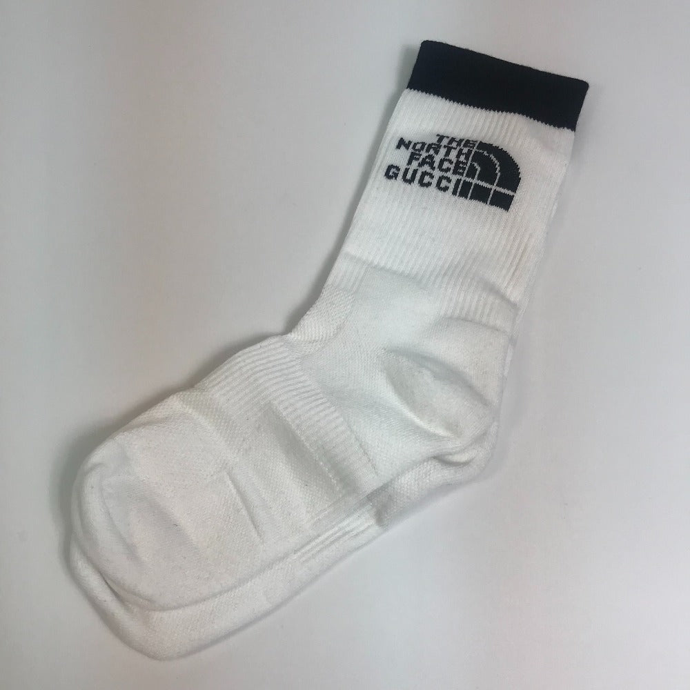 GUCCI socks 4G492 cotton white the north face north face collaboration mens M