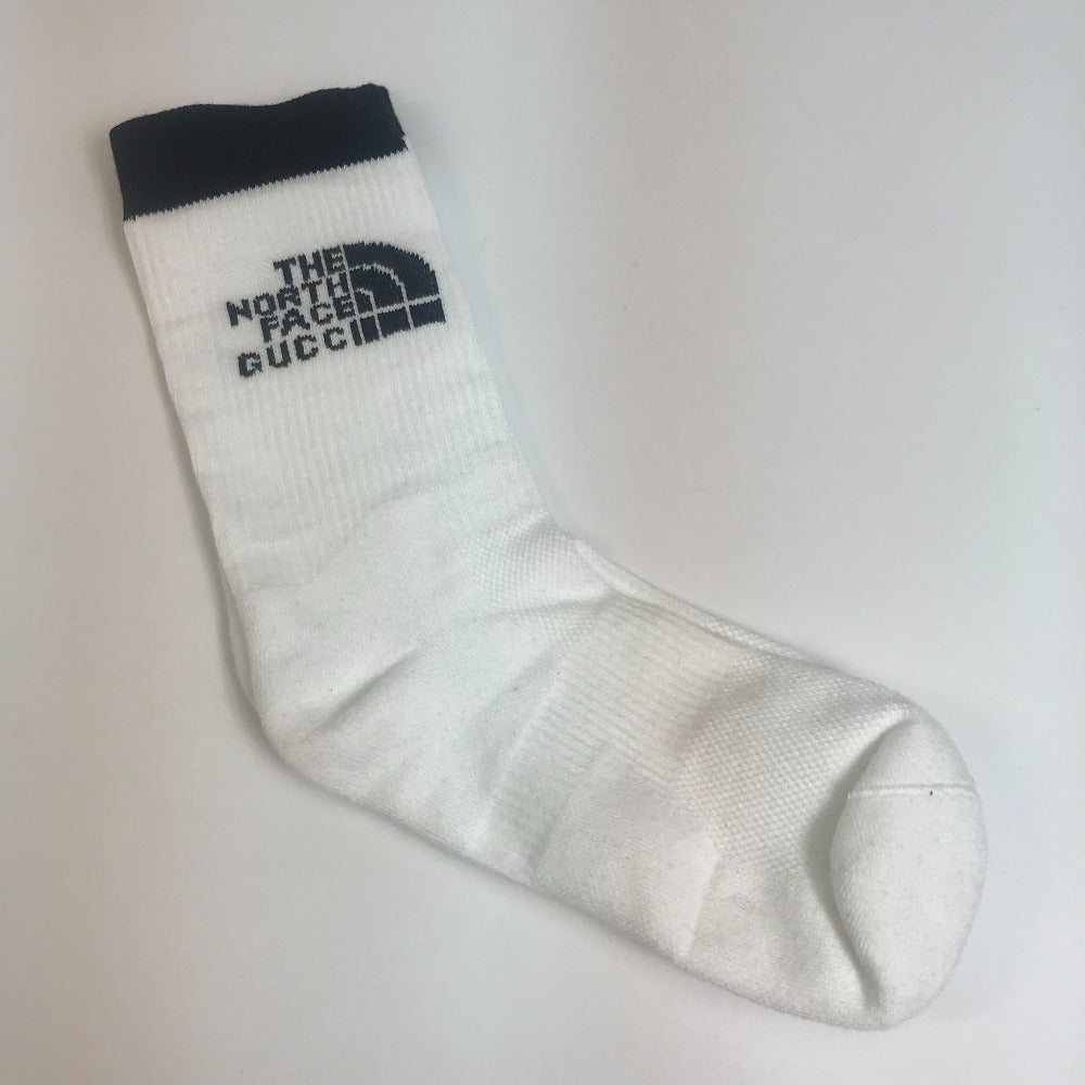 GUCCI socks 4G492 cotton white the north face north face collaboration mens M