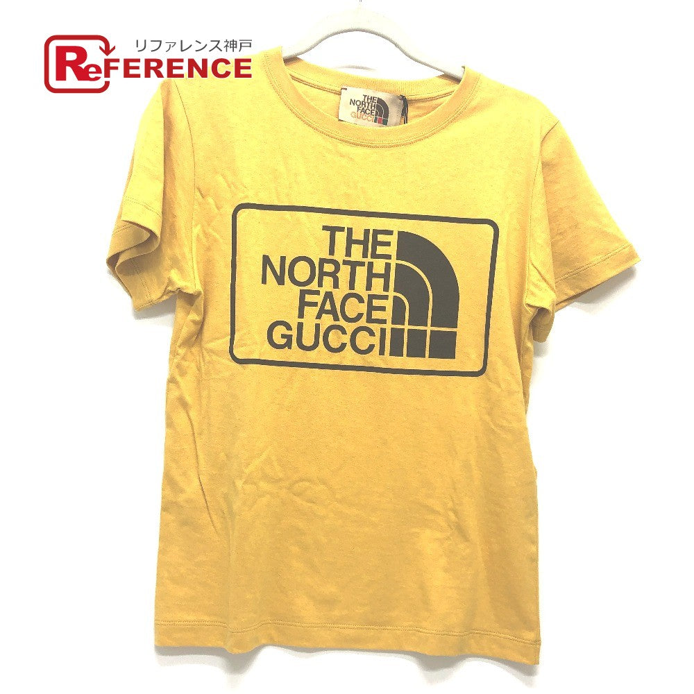 GUCCI Short sleeve T-shirt 616036 cotton yellow The north face collaboration THE NORTH FACE Collaboration Women XS