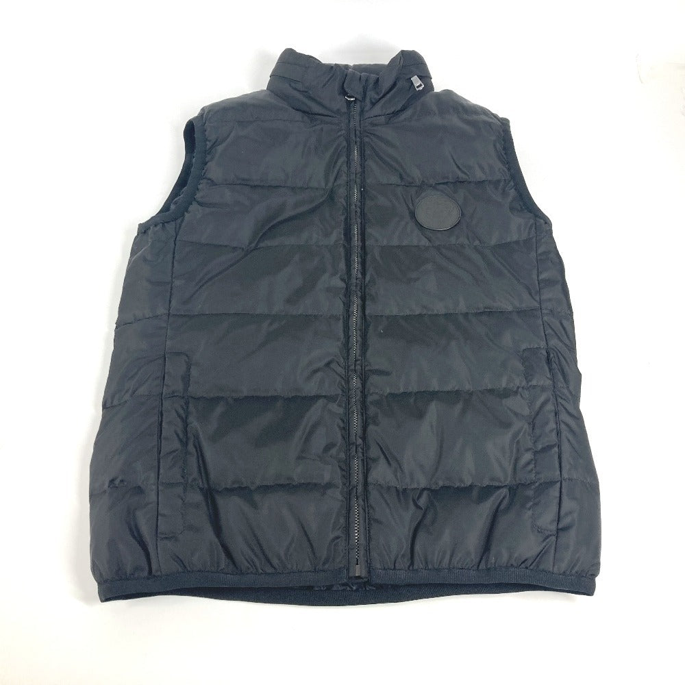 GUCCI Down vest 429855 Nylon black outer logo Women 38
