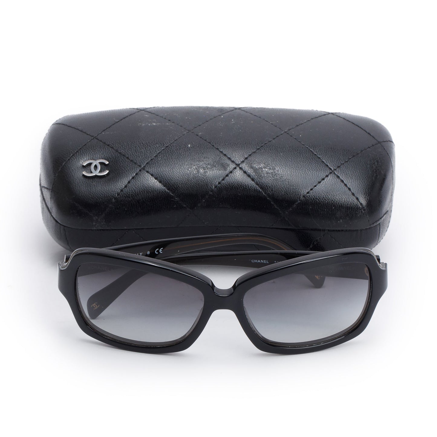 Chanel 5143 Black Acetate CC Square Sunglasses