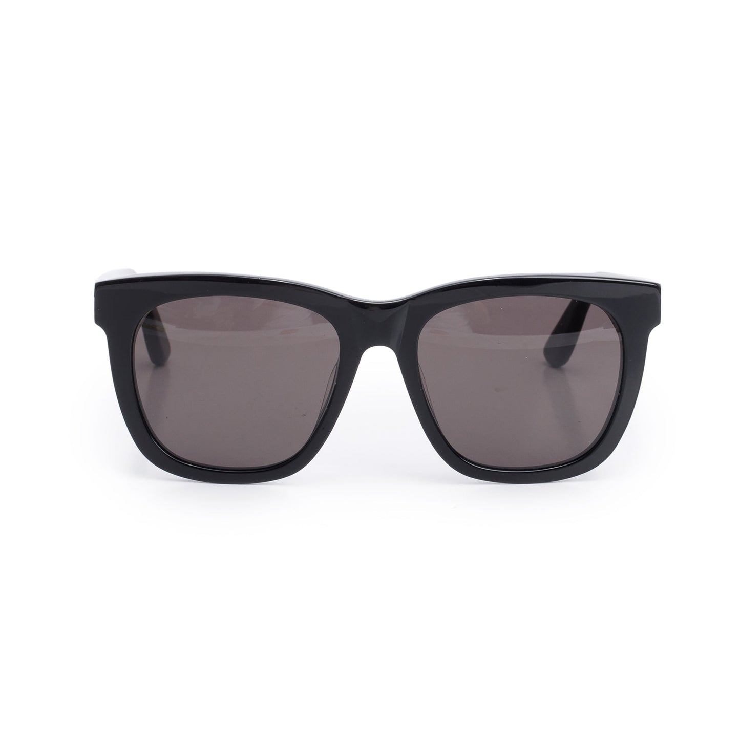 Saint Laurent SL M24/K Black Acetate Oversize Square Sunglasses