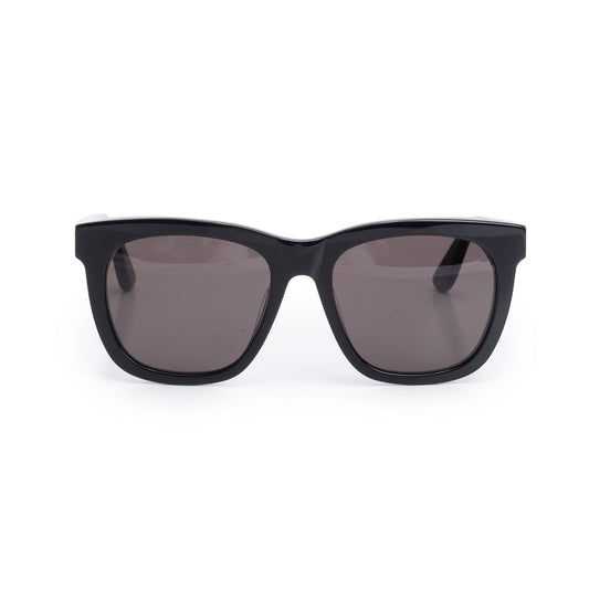 Saint Laurent SL M24/K Black Acetate Oversize Square Sunglasses