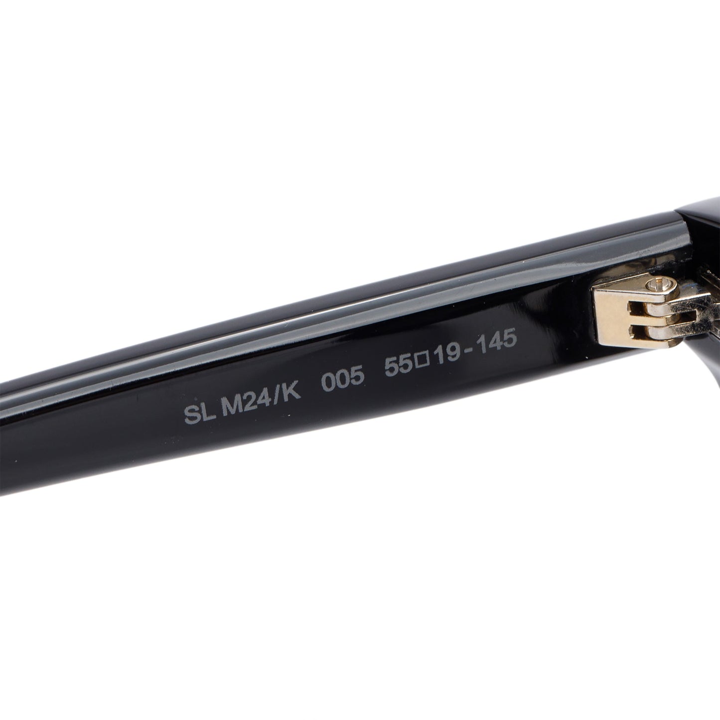 Saint Laurent SL M24/K Black Acetate Oversize Square Sunglasses