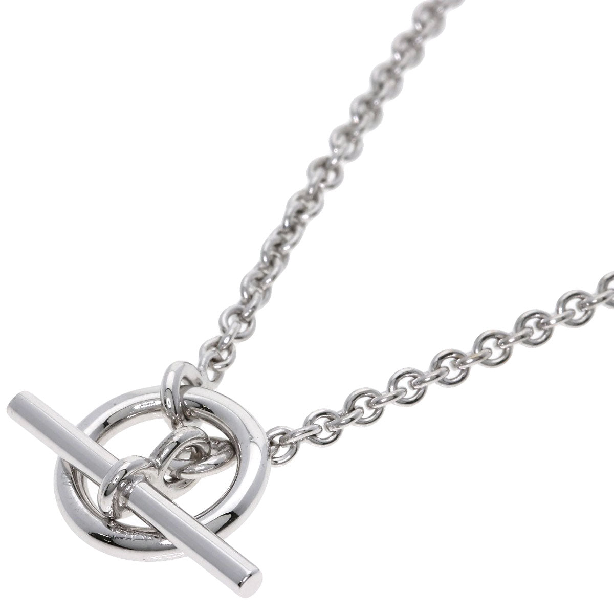 HERMES bracelet K18WG Silver Mini Chene Dunkle