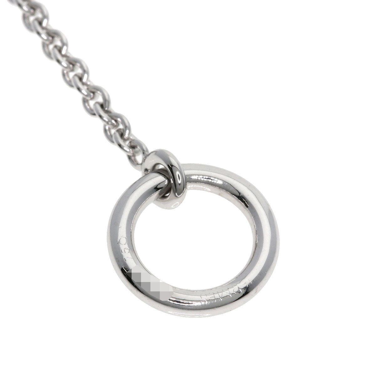 HERMES bracelet K18WG Silver Mini Chene Dunkle
