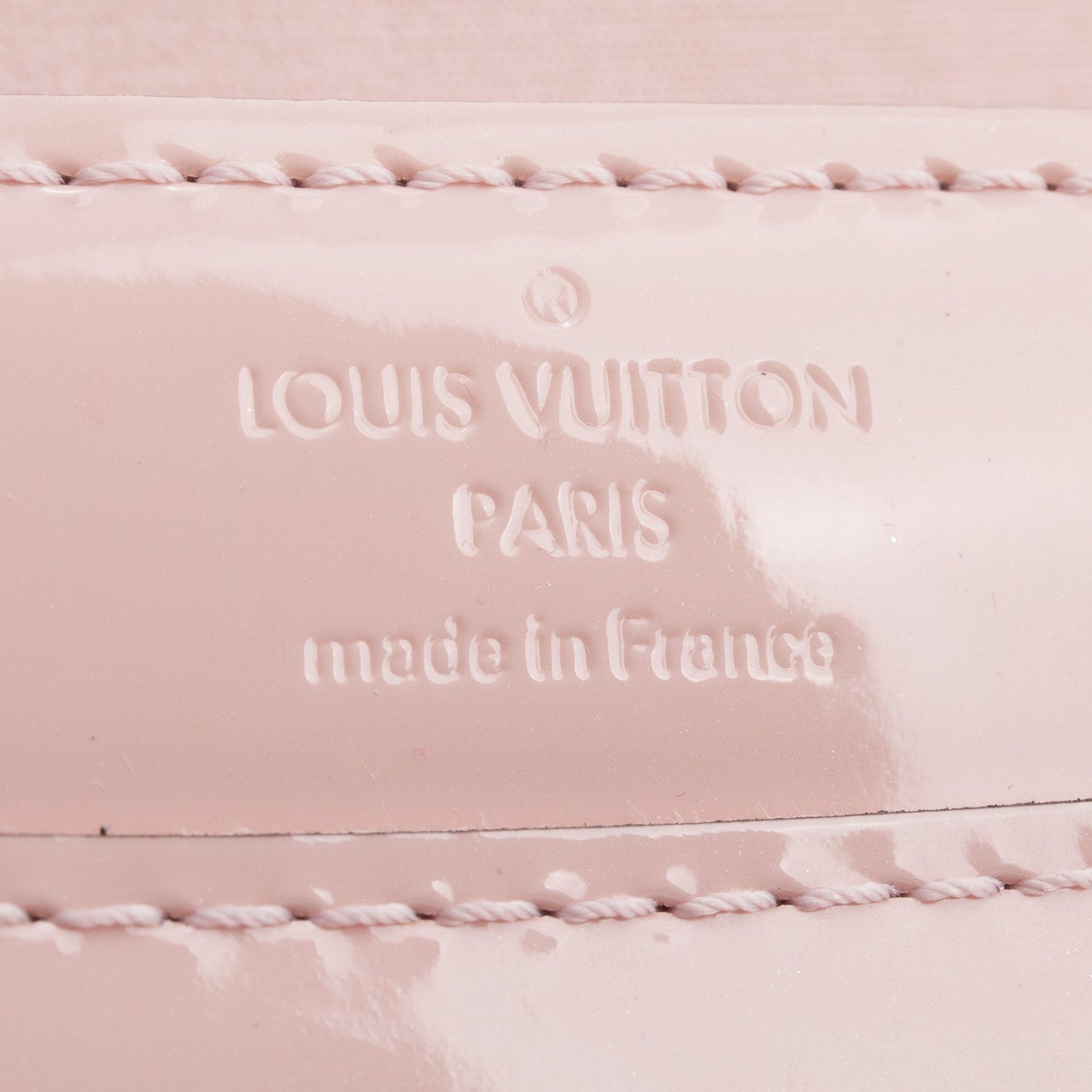 Louis Vuitton Pink Vernis Louise Chain Clutch MM