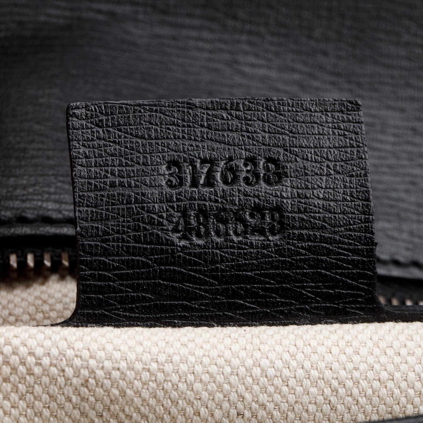 Gucci Black Leather Large Bright Brit Clutch Bag