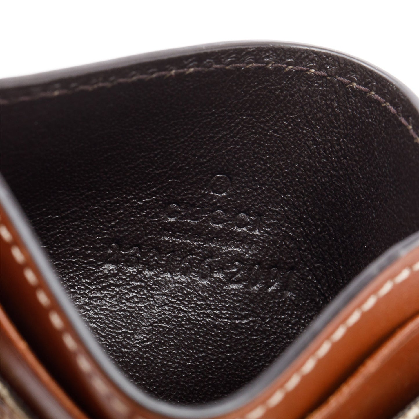 Gucci Brown Calfskin Leather GG Supreme Ophidia Card Holder