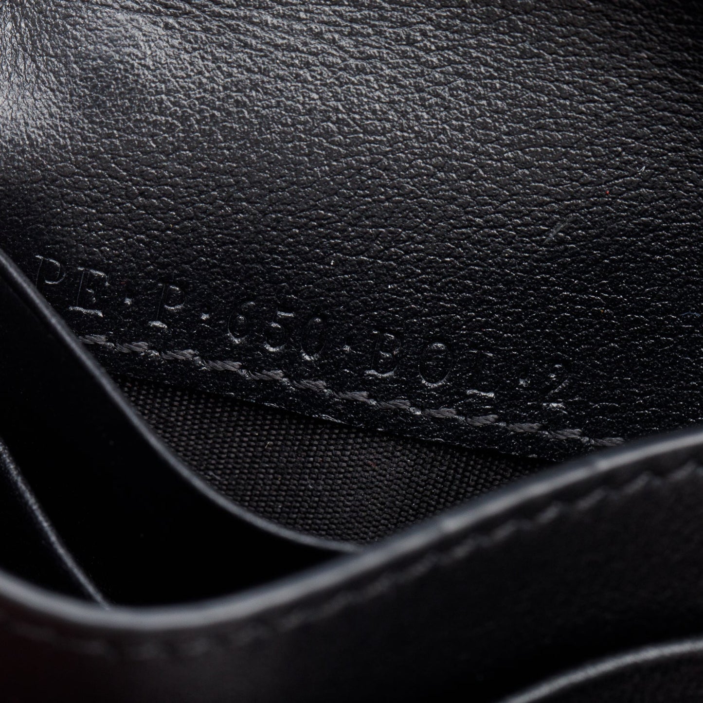 Valentino Black Calfskin Leather Rockstud Flap Card Holder Wallet