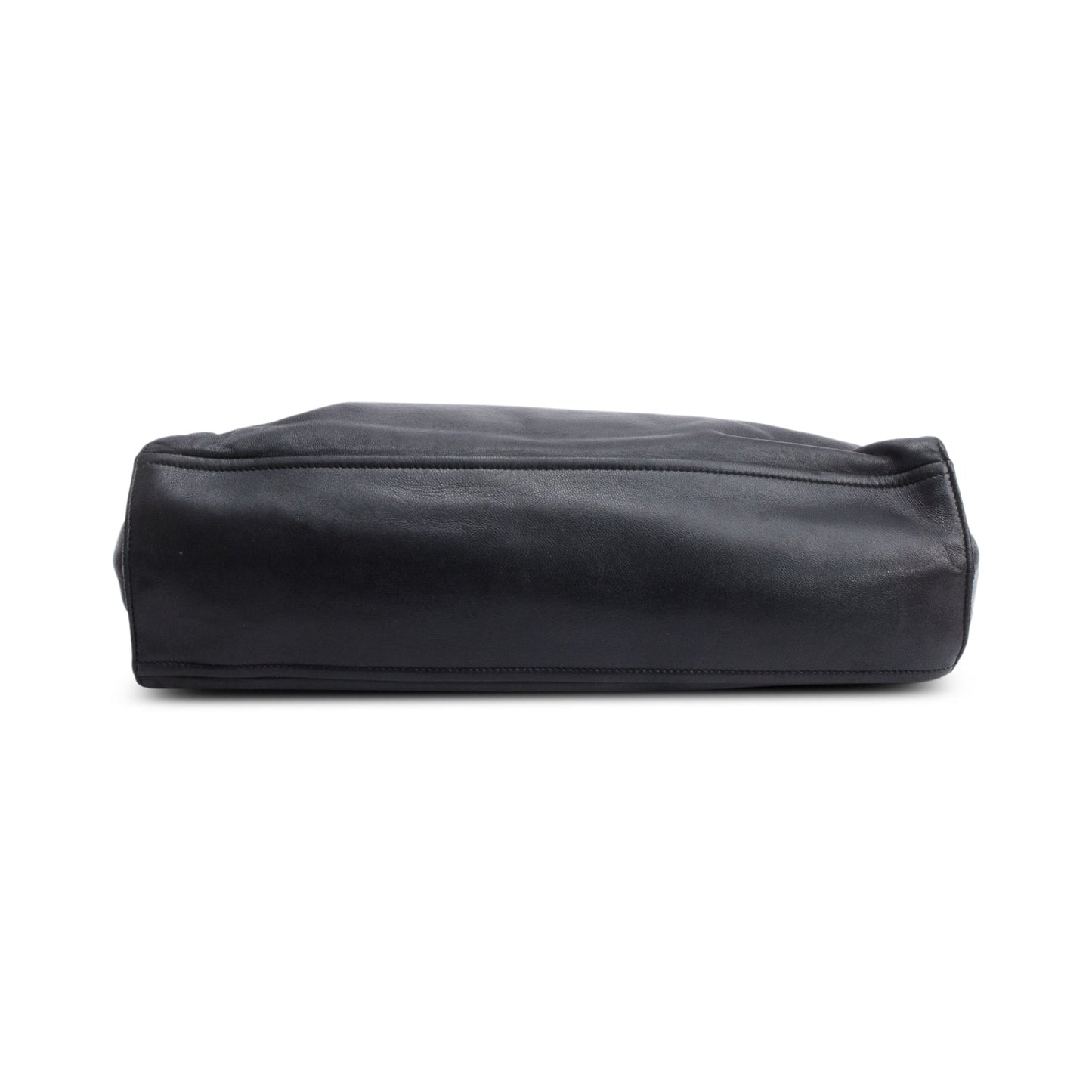 Prada Black Nappa Leather Acciaio Tote