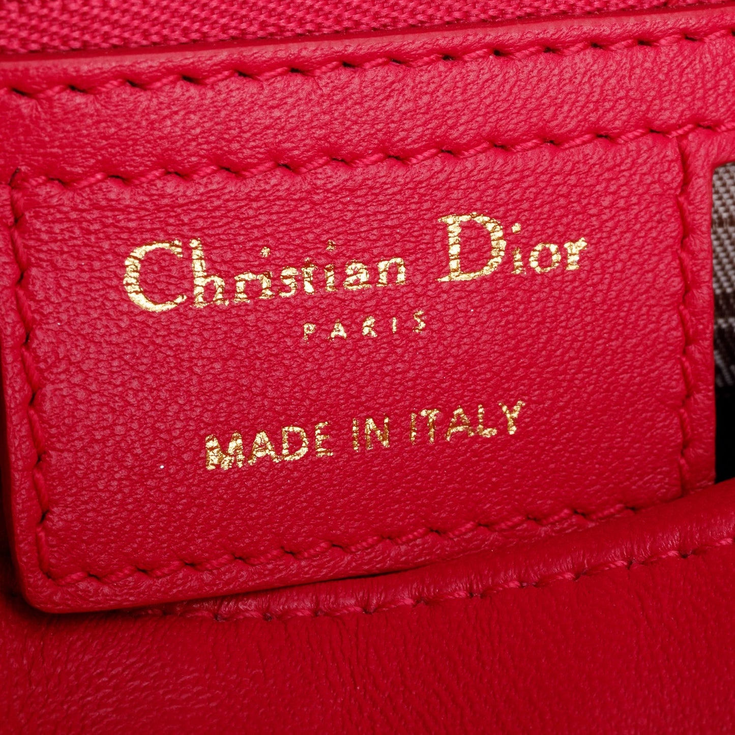 Christian Dior Pink Cannage Lambskin Leather Medium Lady Dior Bag