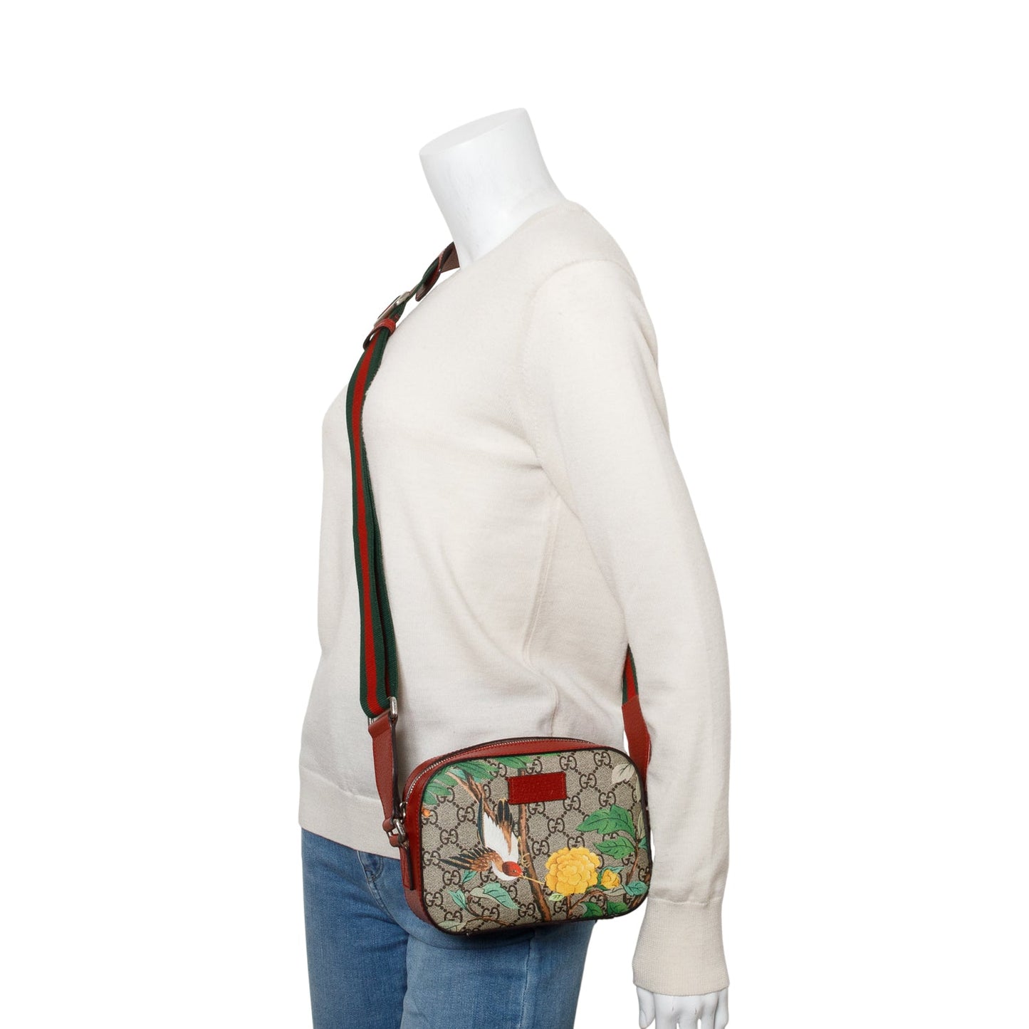 Gucci GG Supreme Tian Small Camera Crossbody Bag