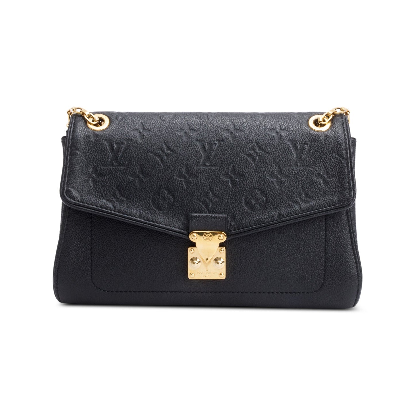 Louis Vuitton Black Monogram Empreinte Leather St. Germain PM