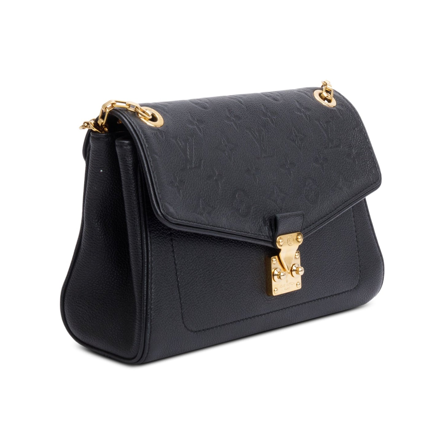 Louis Vuitton Black Monogram Empreinte Leather St. Germain PM