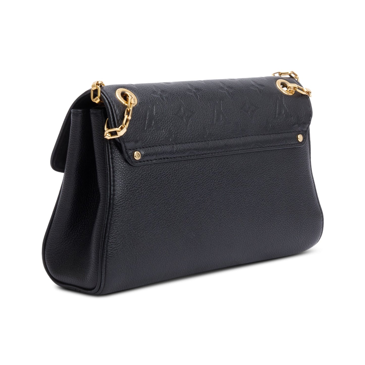 Louis Vuitton Black Monogram Empreinte Leather St. Germain PM