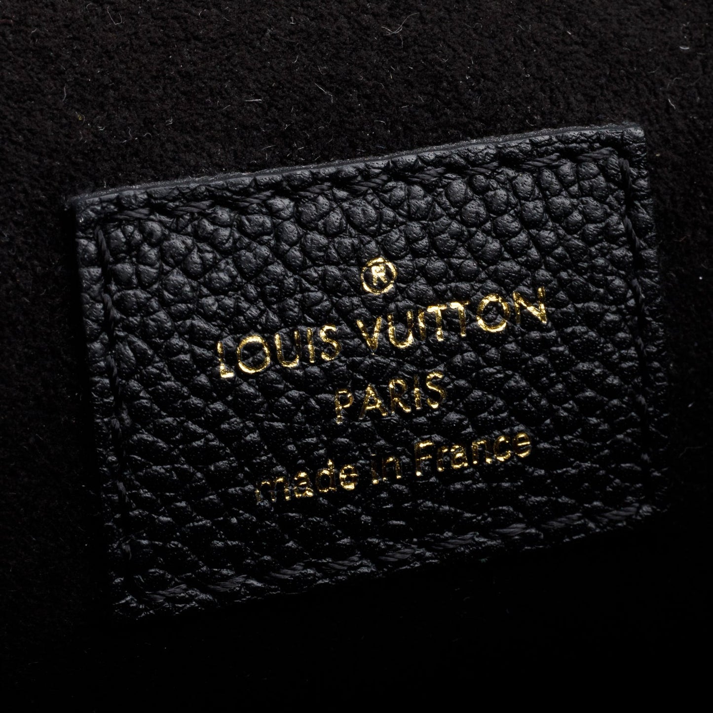 Louis Vuitton Black Monogram Empreinte Leather St. Germain PM
