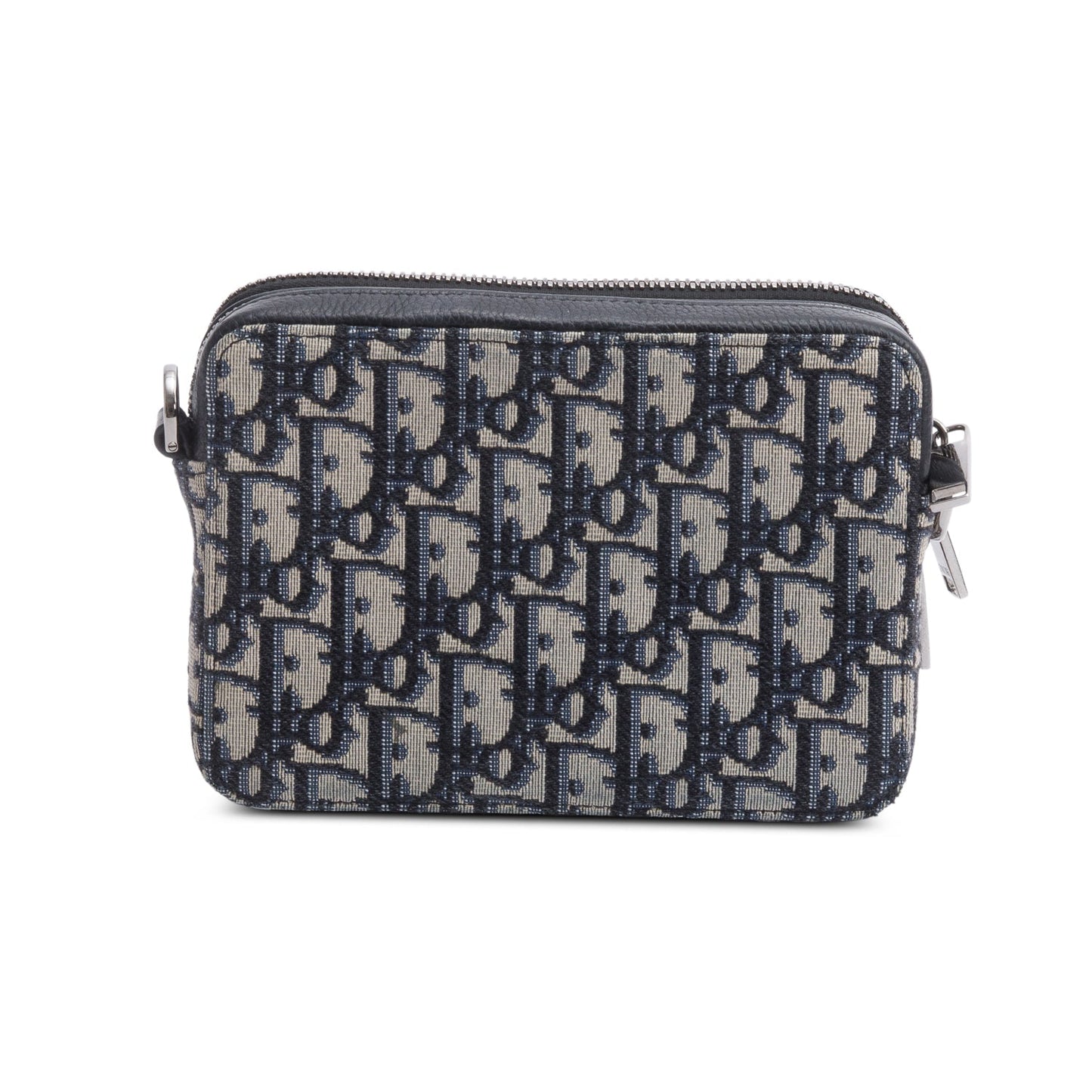 Christion Dior 2020 Oblique Jacquard Zipped Pouch Crossbody