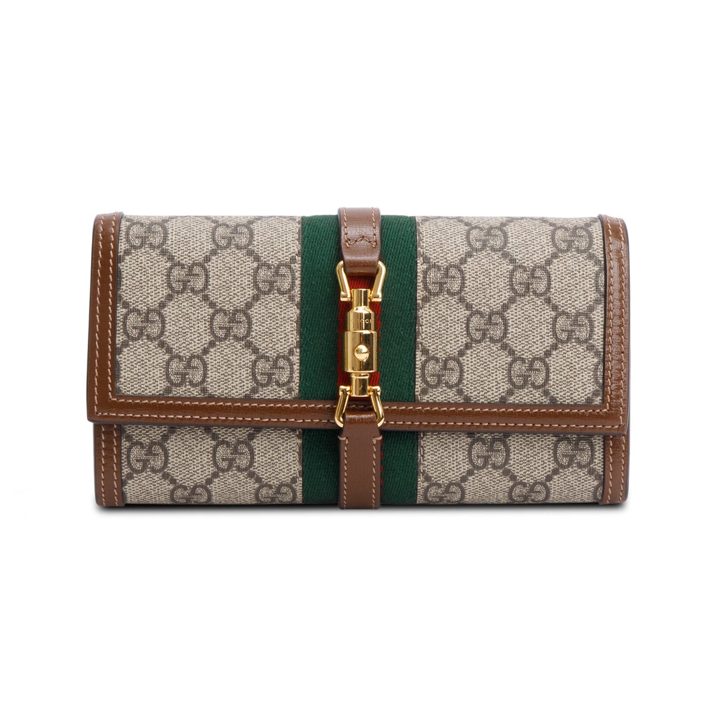 Gucci GG Supreme Web Jackie 1961 Wallet on Chain