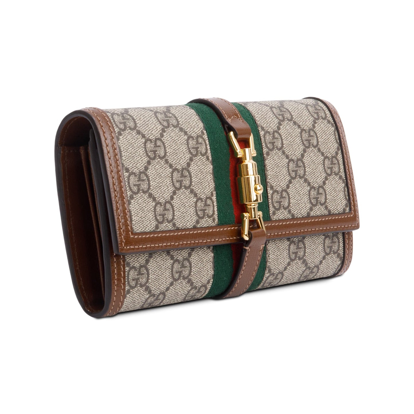 Gucci GG Supreme Web Jackie 1961 Wallet on Chain