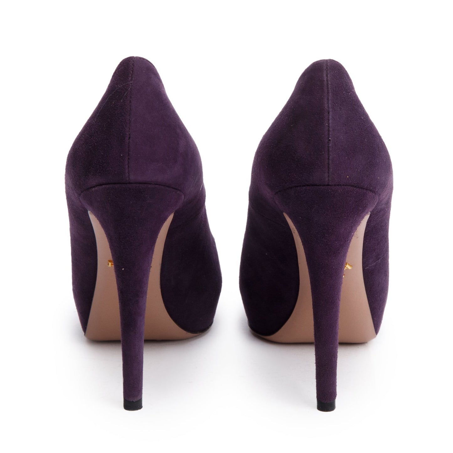 Prada Purple Suede Pumps, Size 38