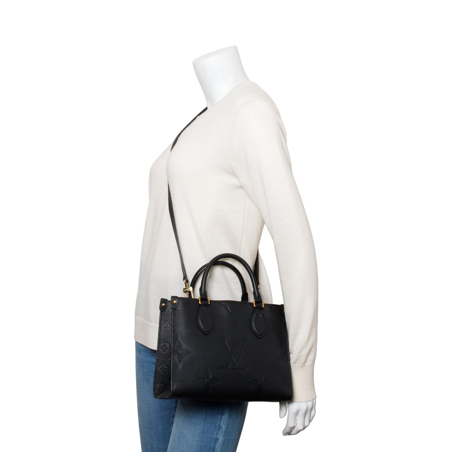 Louis Vuitton 2021 Black Empreinte Monogram OnTheGo PM