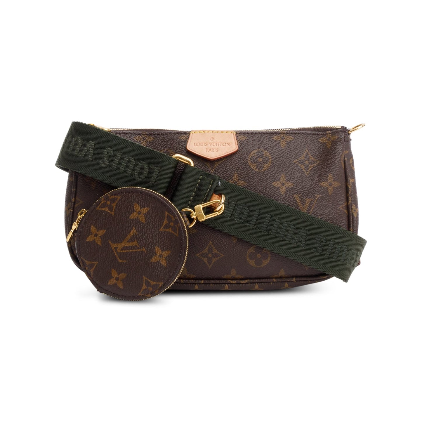 Louis Vuitton 2020 Monogram Khaki Multi-Pochette Accessoires Large Pochette
