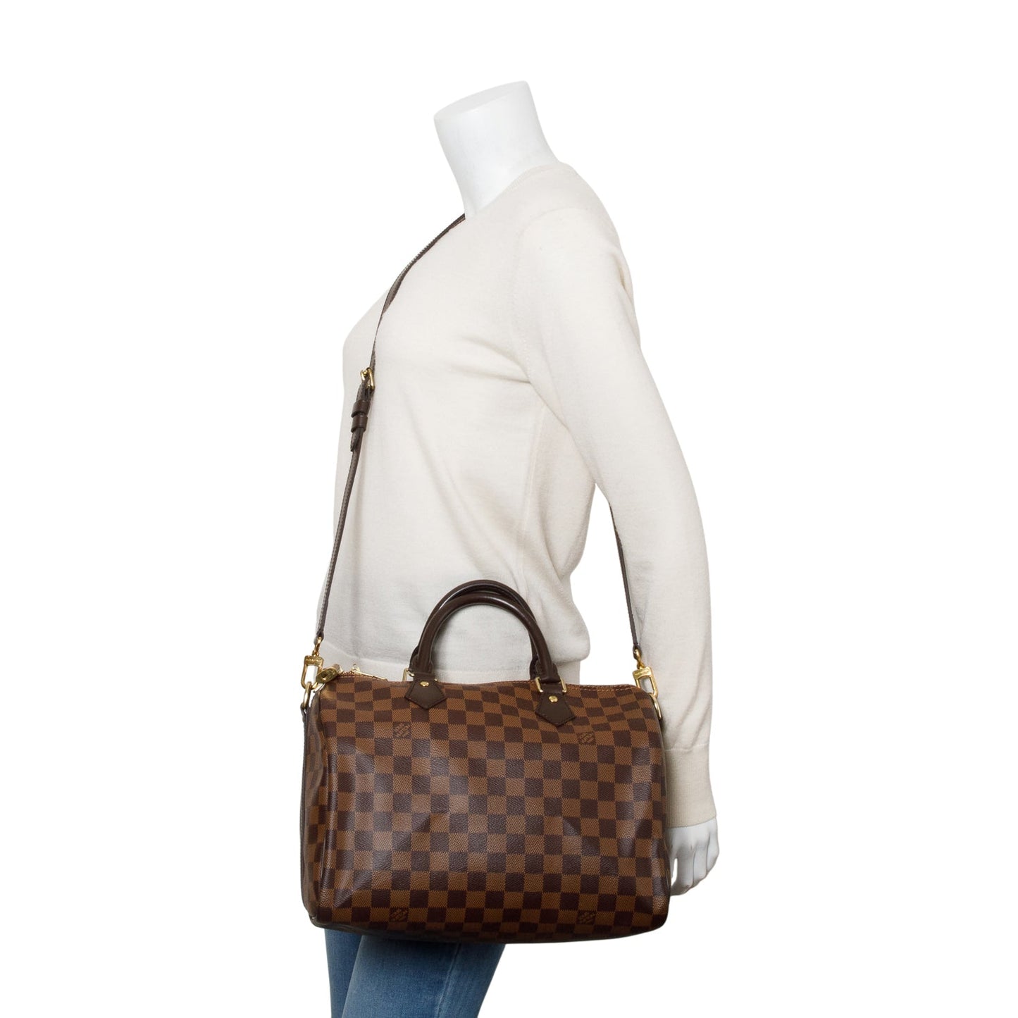 Louis Vuitton Damier Ebene Speedy Bandouliere 30