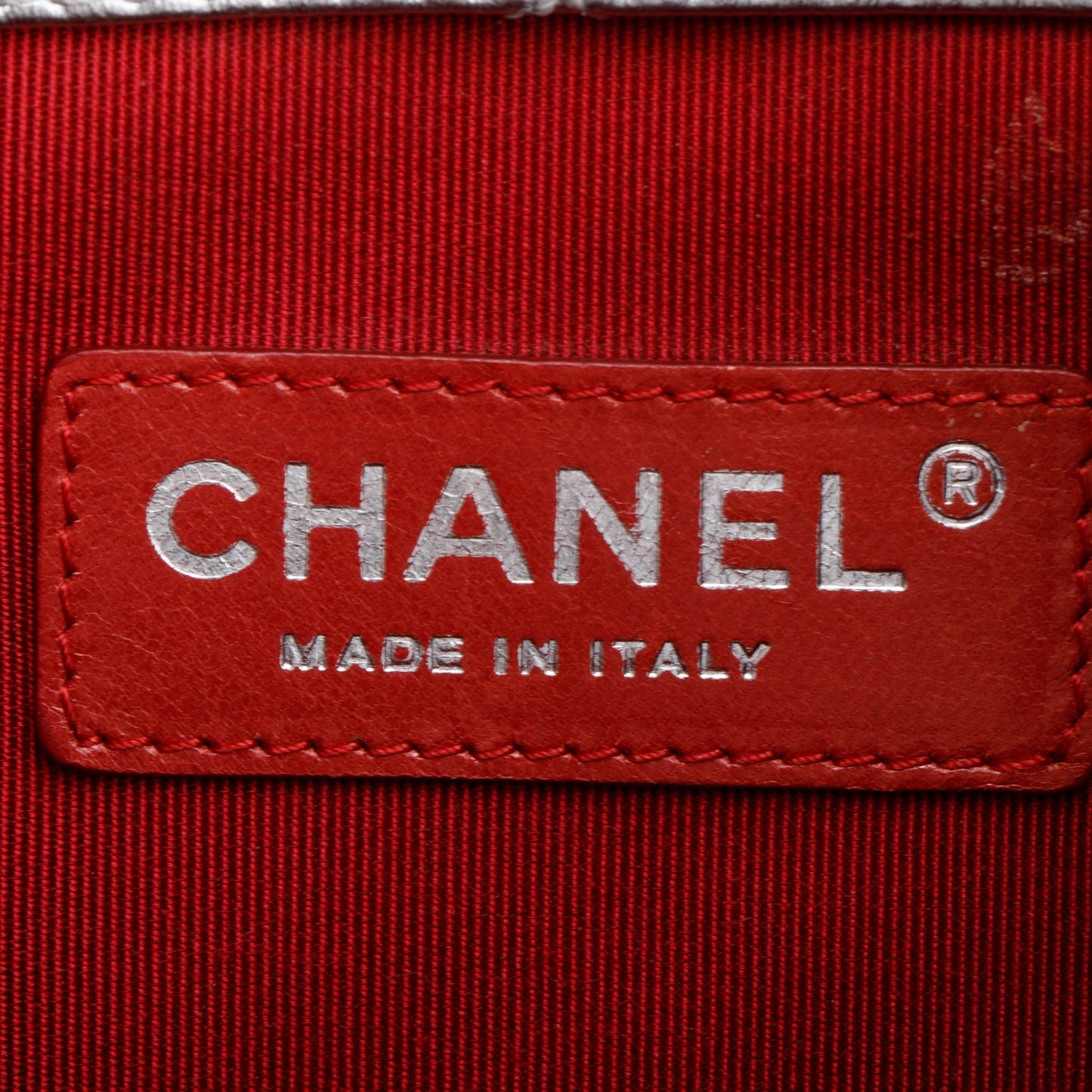Chanel Metallic Silver Aged Calfskin Leather Small Gabrielle Backpack