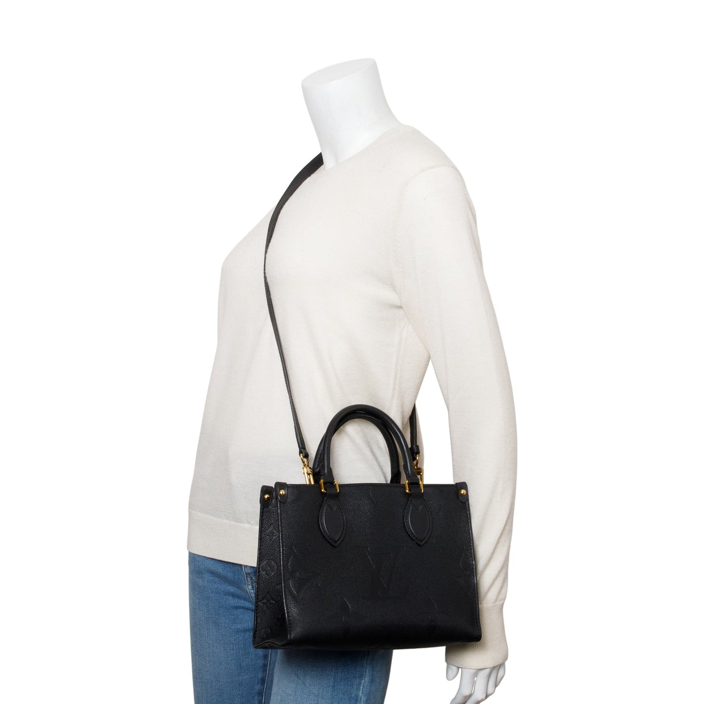 Louis Vuitton Black Empreinte Monogram OnTheGo PM