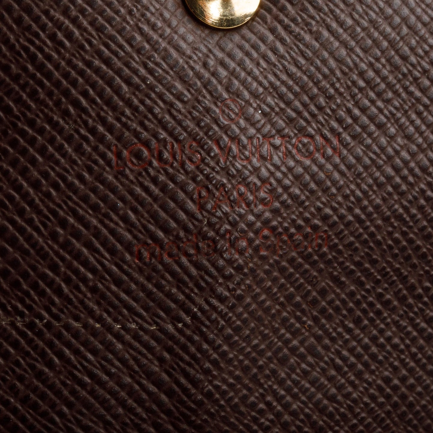 Louis Vuitton Damier Ebene Sarah Wallet