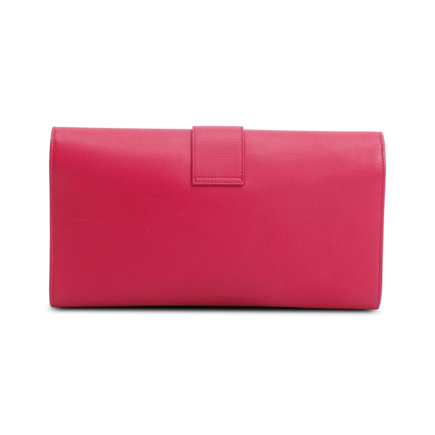 Saint Laurent Pink Leather Classic Y Ligne Clutch