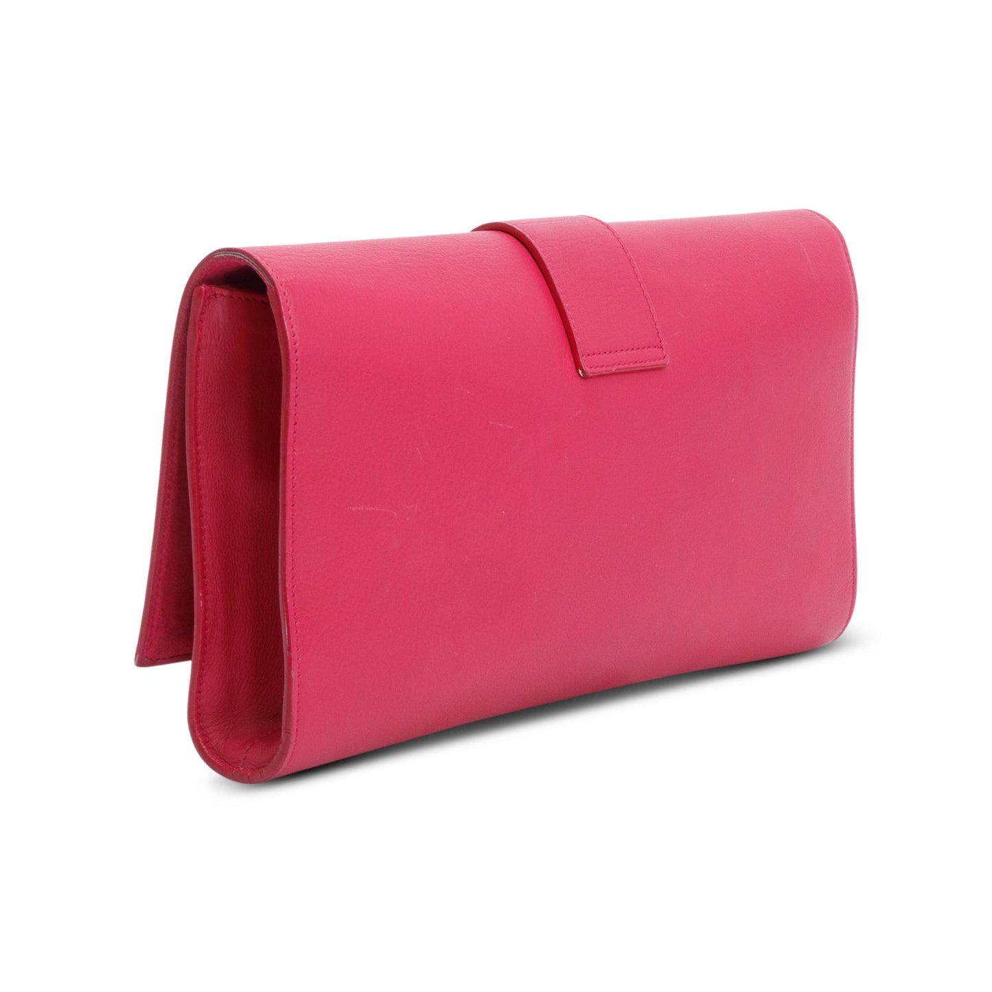Saint Laurent Pink Leather Classic Y Ligne Clutch