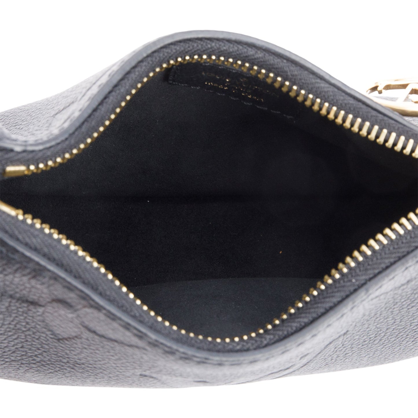 Louis Vuitton Black Monogram Giant Empreinte Leather Mini Moon