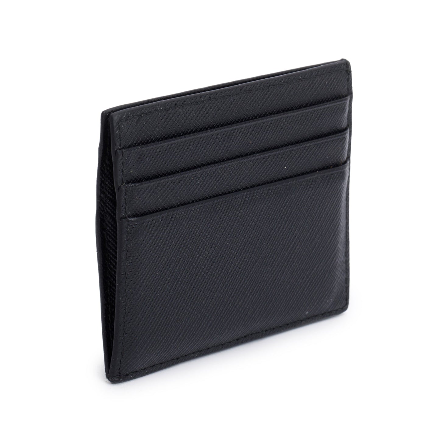 Prada Black Saffiano Leather Card Holder