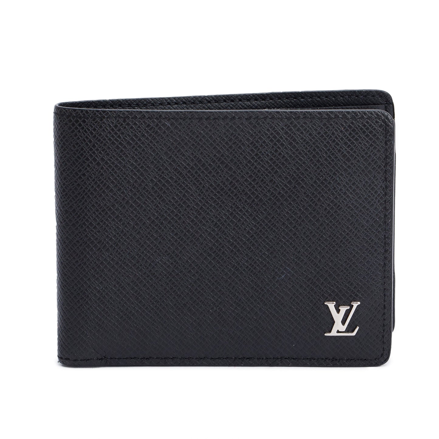 Louis Vuitton Black Taiga Leather Multiple Wallet