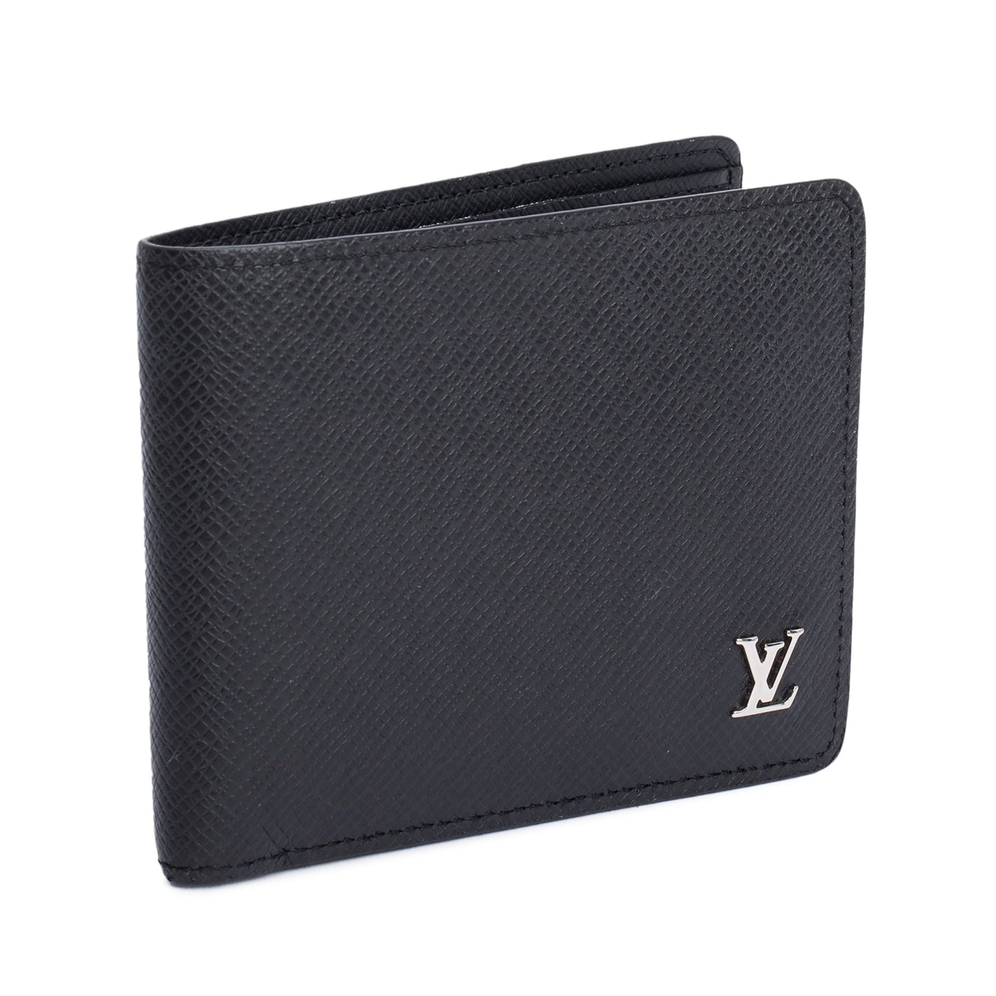 Louis Vuitton Black Taiga Leather Multiple Wallet
