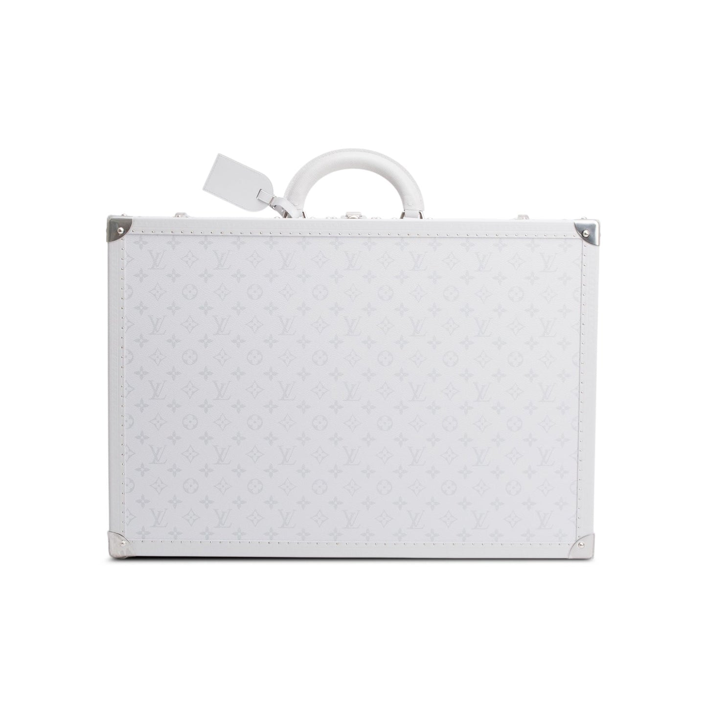 Louis Vuitton White Taigarama Bisten 60