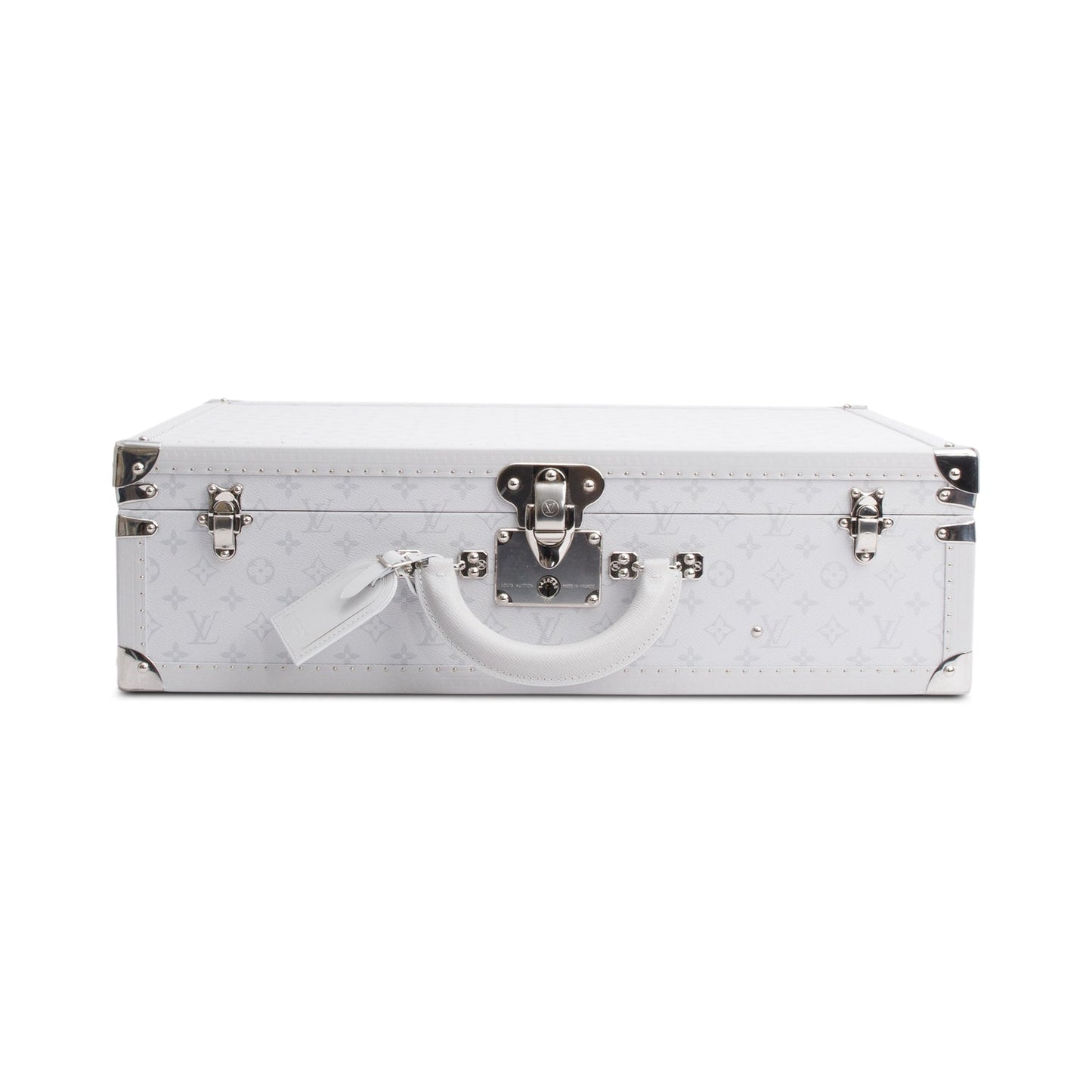Louis Vuitton White Taigarama Bisten 60