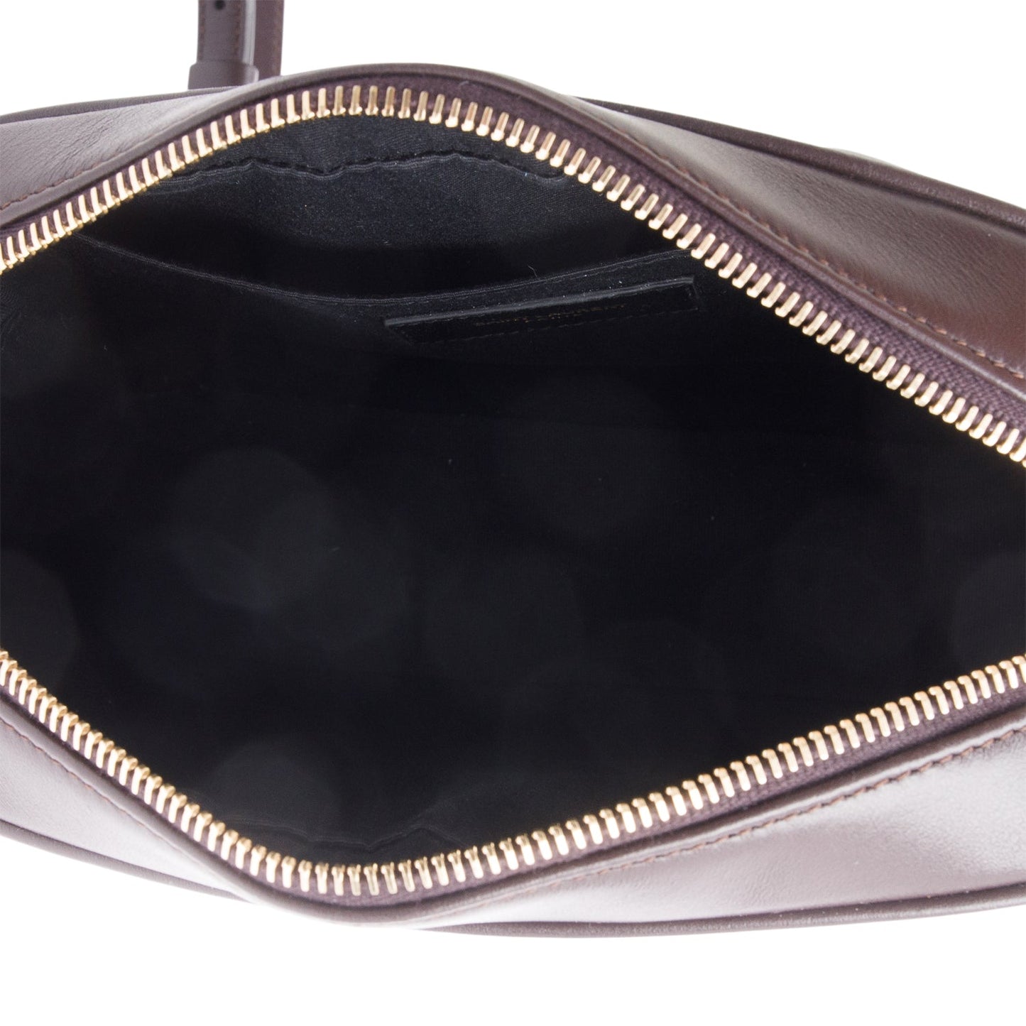 Saint Laurent Brown Quilted Leather Lou Camera Bag