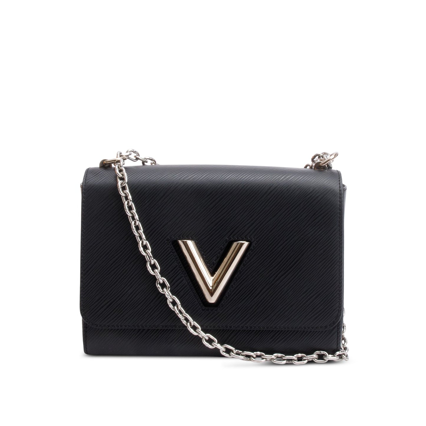 Louis Vuitton Black Epi Leather Twist MM Bag