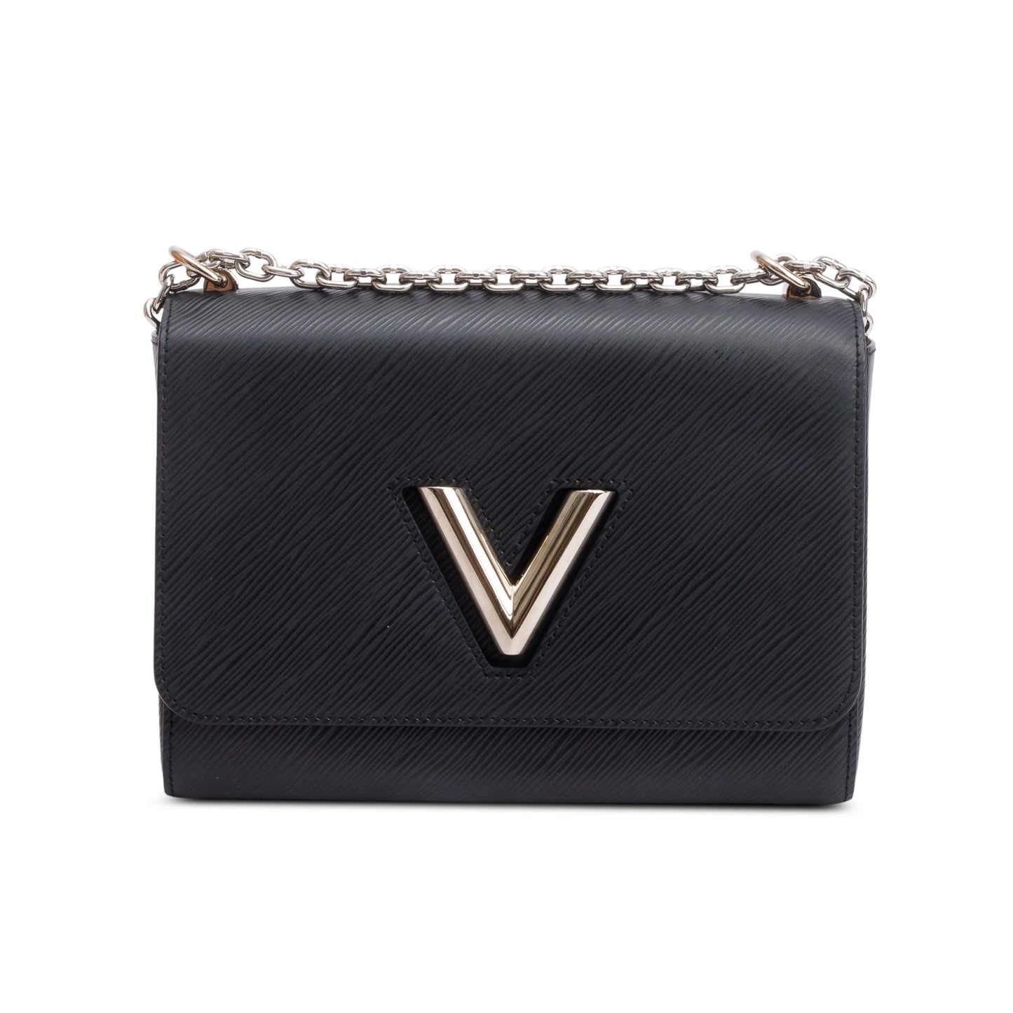 Louis Vuitton Black Epi Leather Twist MM Bag