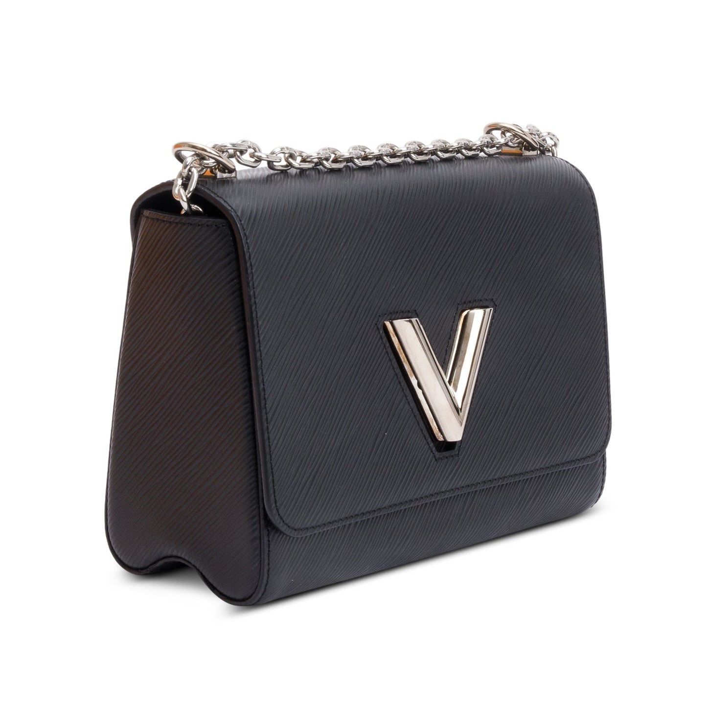 Louis Vuitton Black Epi Leather Twist MM Bag