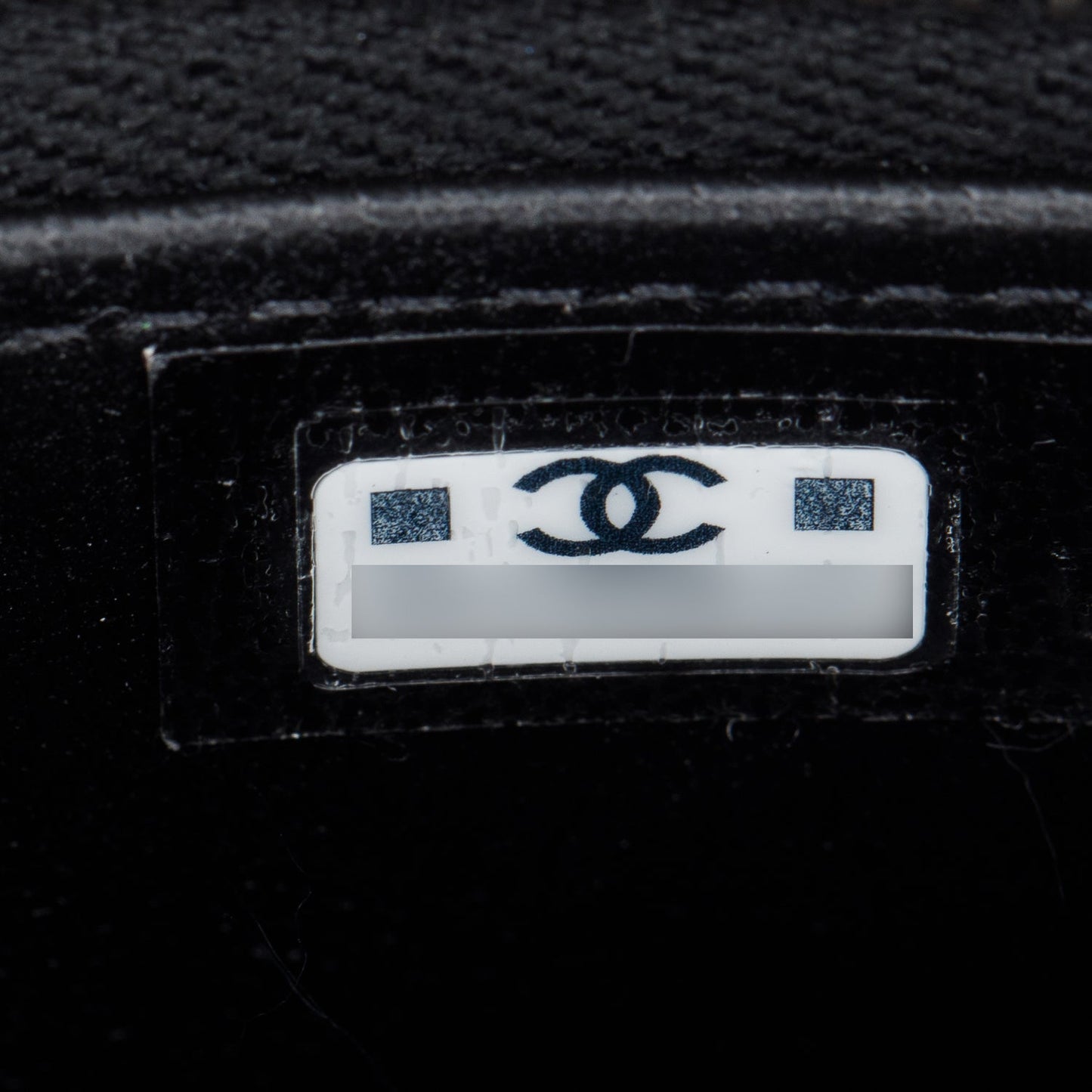 Chanel 2024 Black Quilted Caviar Leather Small Sweet Heart Vanity Case