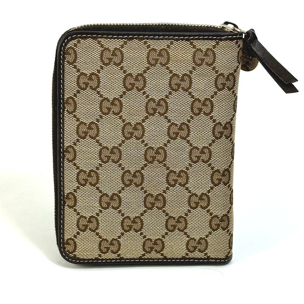 GUCCI Notebook cover 233152 GG canvas / leather Brown GG Gutchori Chihuahua Women