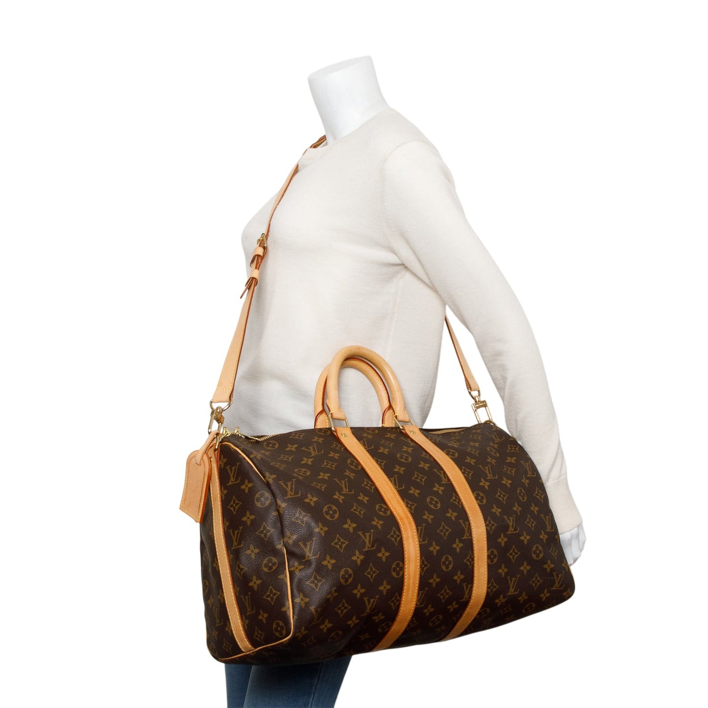 Louis Vuitton Monogram Keepall Bandouliere 45