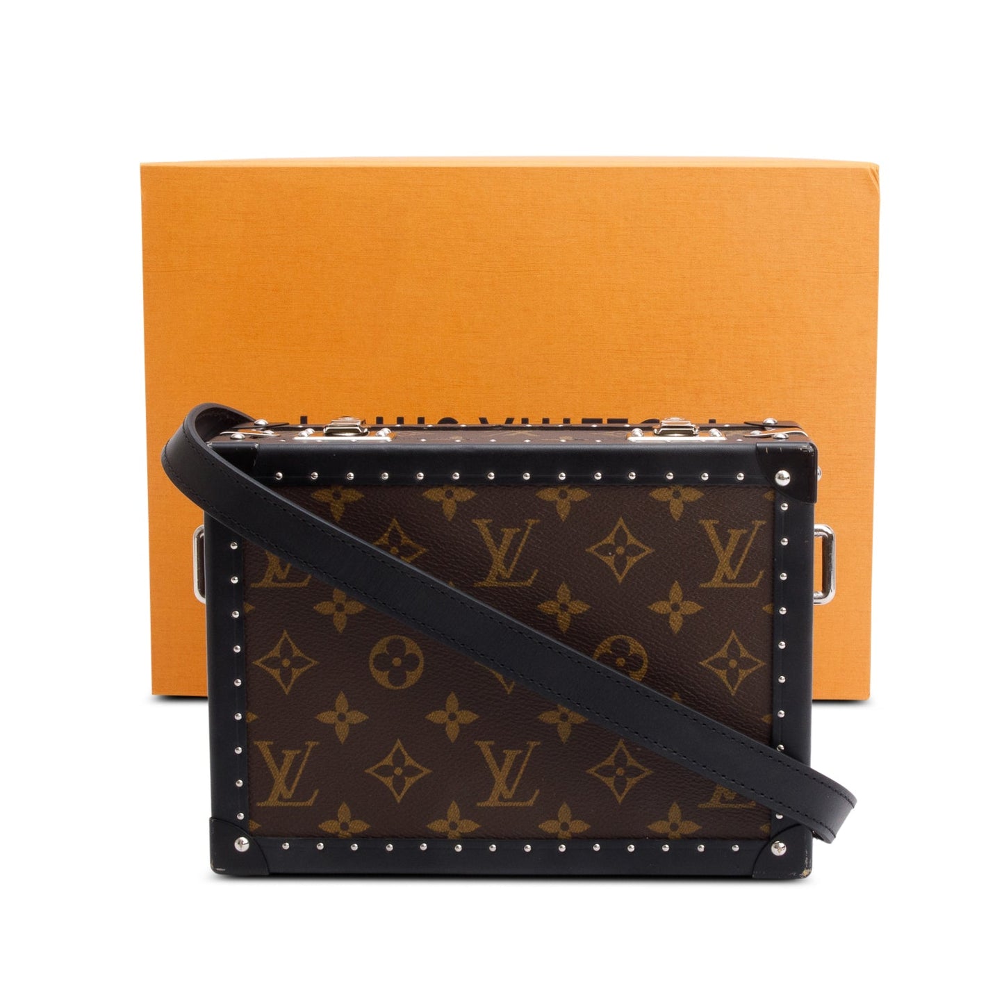 Louis Vuitton Monogram Macassar Clutch Box