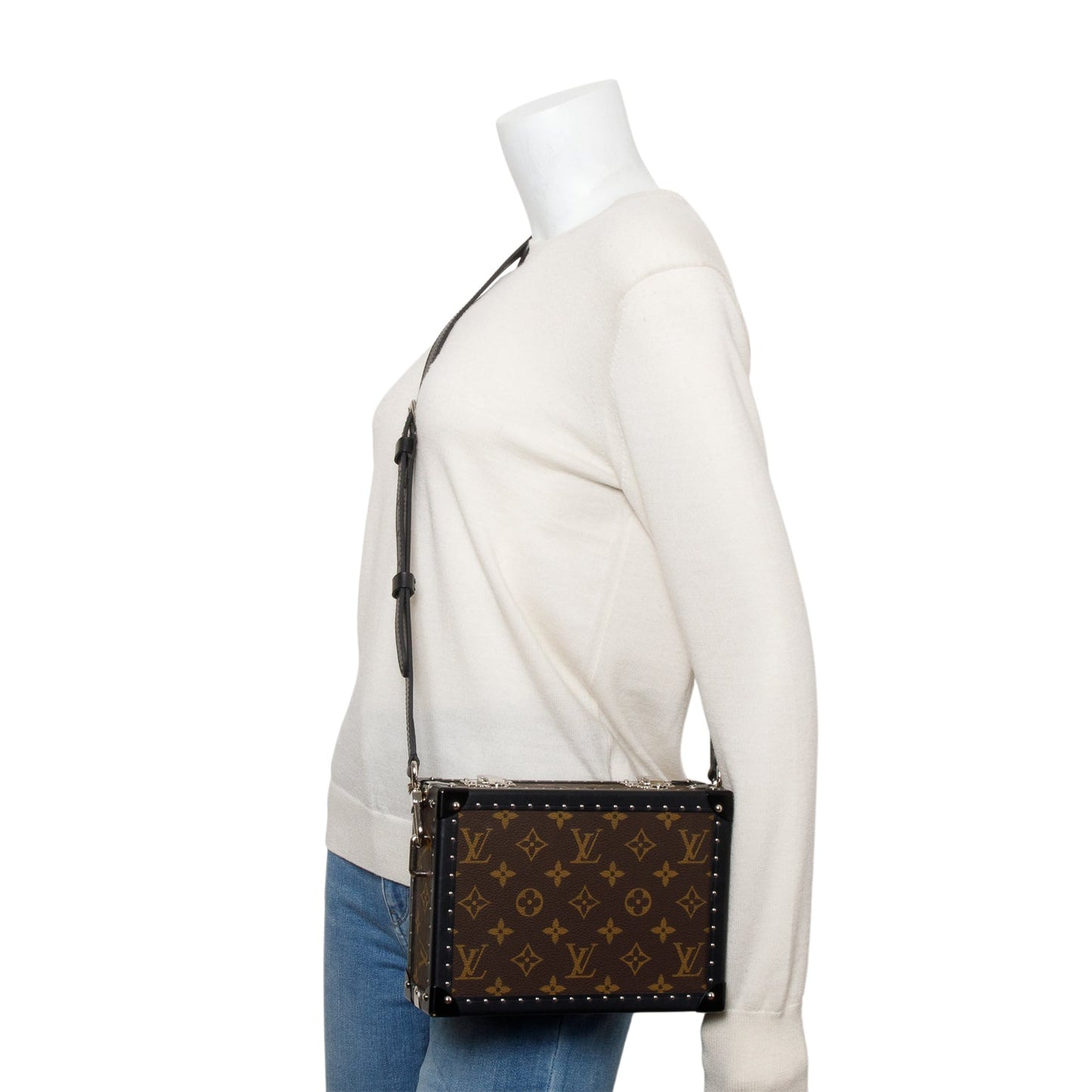 Louis Vuitton Monogram Macassar Clutch Box
